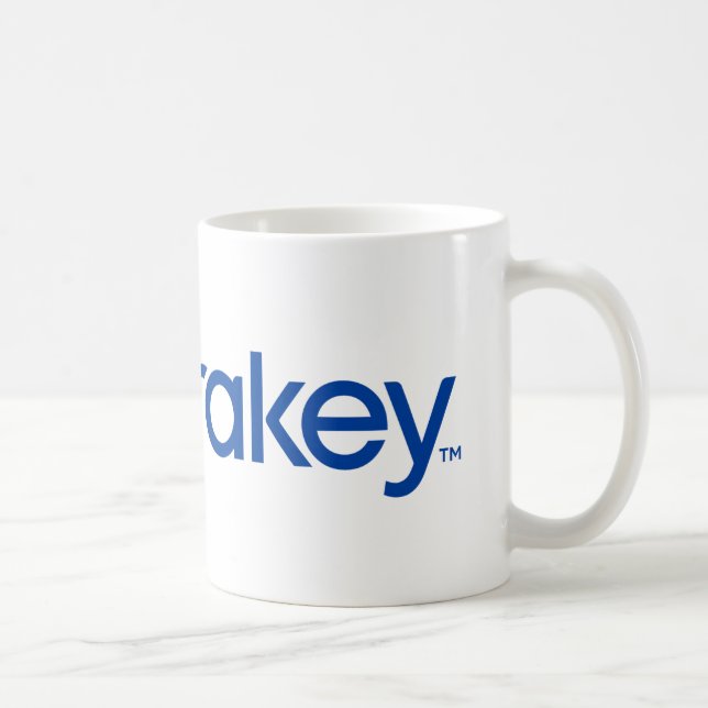 Merakey Logo-Weiß 11 Unze-Klassiker-Tasse Kaffeetasse (Rechts)