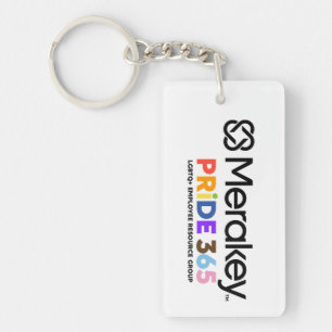 Merakey PRIDE Rectangle Schlüsselanhänger