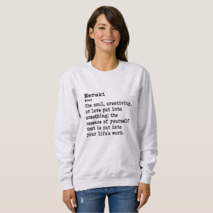 Meraki: Crew Neck Sweatshirt