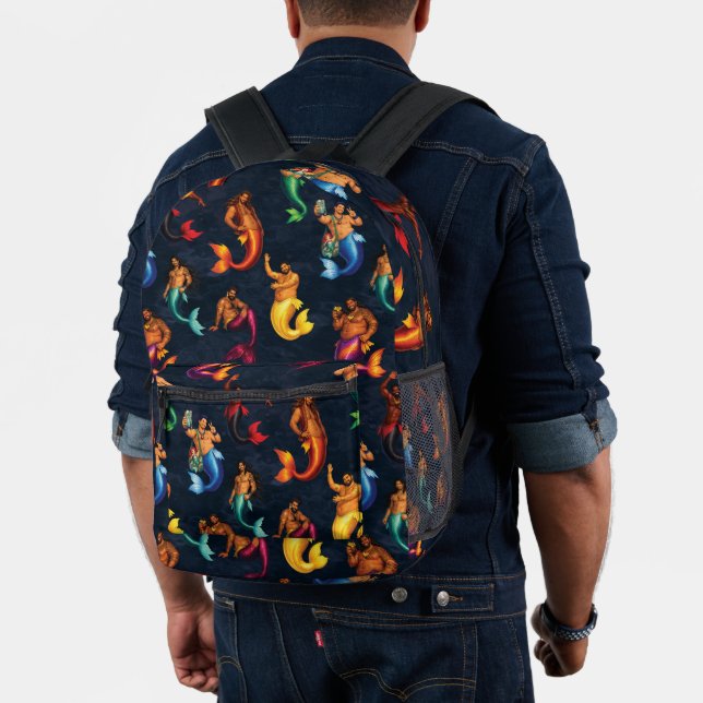 Merbären-Lagune Bedruckter Rucksack (Insitu (Modell))