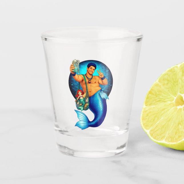 Merbear Lagoon - Kai Mizuno Schnapsglas (Vorderseite)