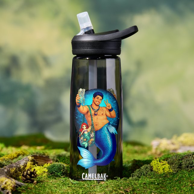 Merbear Lagoon - Kai Mizuno Trinkflasche (Außenbereich (gedreht))