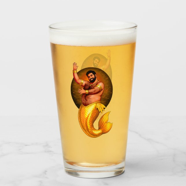 Merbear-Lagune - Rashid Al-Bahr Glas (Vorne (Gefüllt))