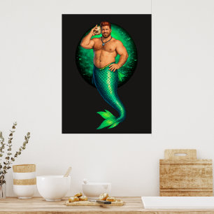 Merbear Lagune - Tadhg Ó Farraige Poster