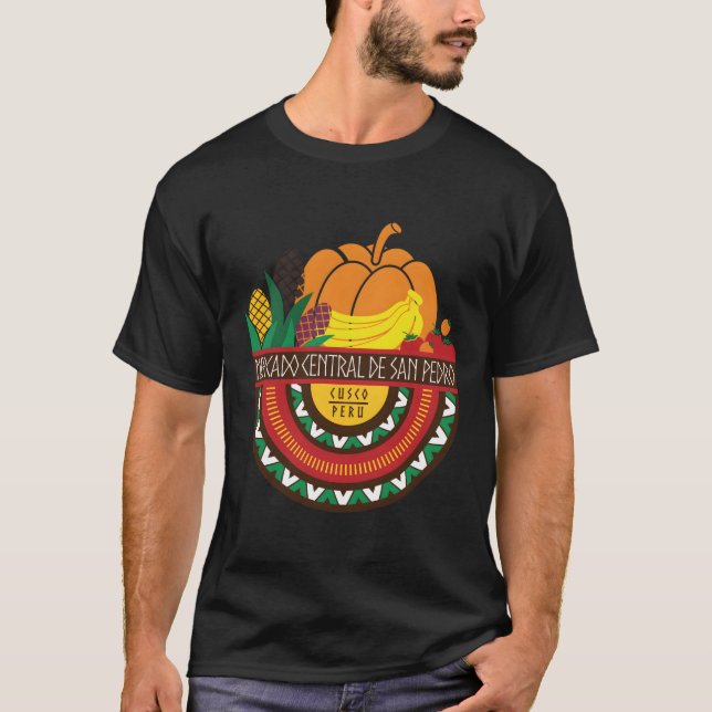 Mercado Central de San Pedro � Cusco, Peru T-Shirt (Vorderseite)