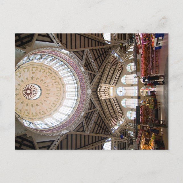 Mercado Central Postkarte (Vorderseite)