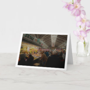 Mercado Central, Valencia, España Karte