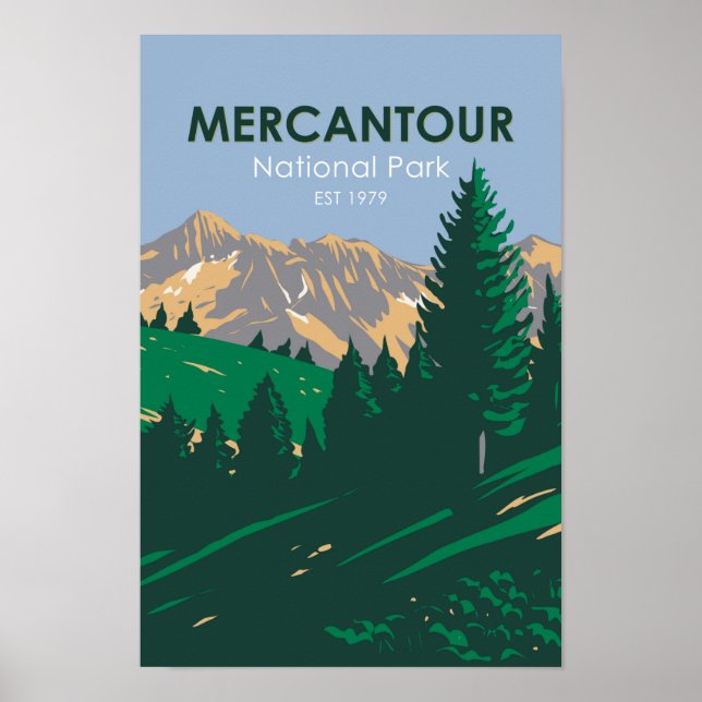 Mercantour National Park Frankreich Poster (Vorne)