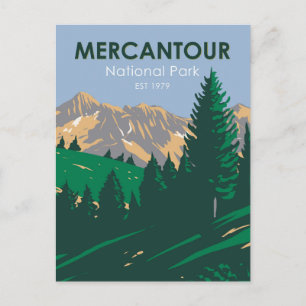 Mercantour-Nationalpark Frankreich Postkarte