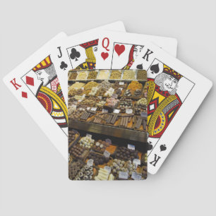 Mercat de Sant Josep, verschiedene Schokoladenküch Spielkarten