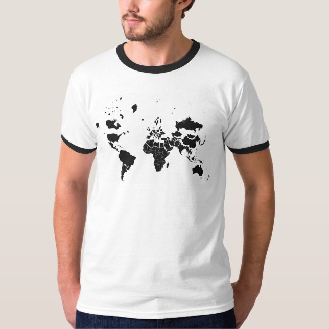 Mercator Projection T-Shirt (Vorderseite)