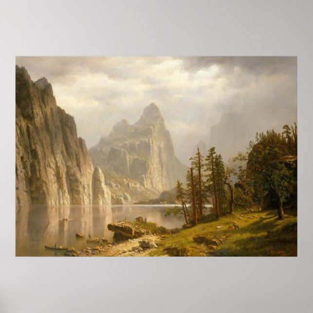 Merced River, Yosemite Valley 1866 - Poster (Vorne)