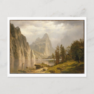 Merced River, Yosemite Valley, Malerei Postkarte