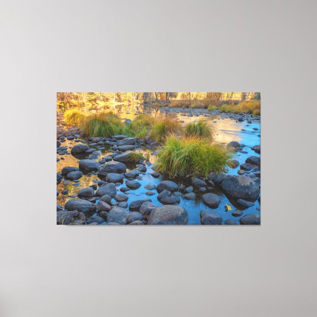 Merced Riverbed Leinwanddruck (Vorderseite)