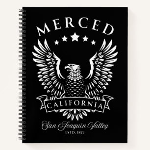 Merced San Joaquin Valley Kalifornien Vintage Adle Notizbuch