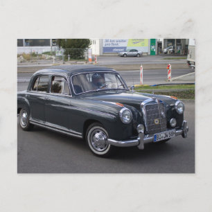 Mercedes 220 S Postkarte