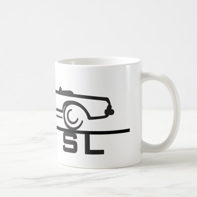 Mercedes 230 SL Typ 113 Kaffeetasse (Rechts)