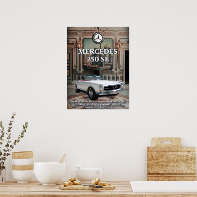 Mercedes 250 poster (Küche)
