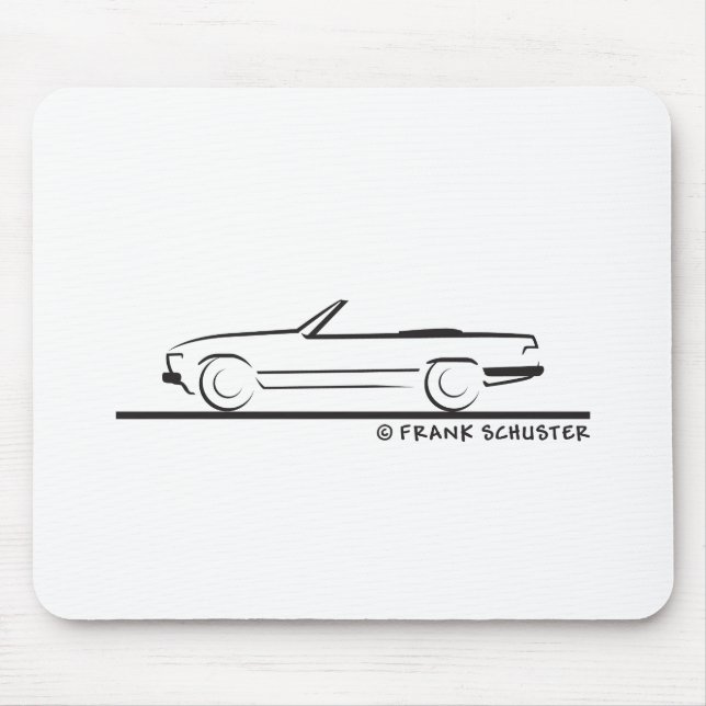 Mercedes 450 SL Typ 107 Mousepad (Vorne)