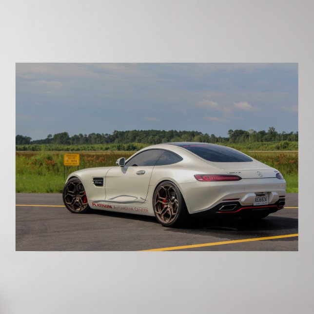 Mercedes AMG-GTS Airstrip Poster (Vorne)