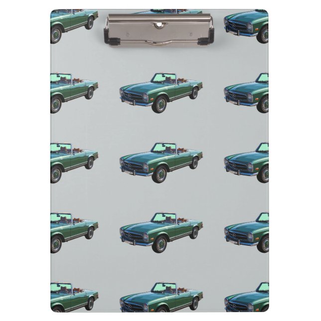 Mercedes Benz 280 SL Cabrio Klemmbrett (Vorderseite)