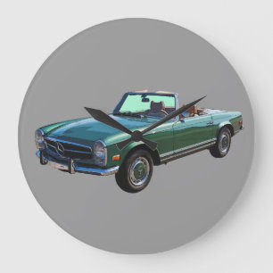 Mercedes Benz 280 SL Convertible Große Wanduhr