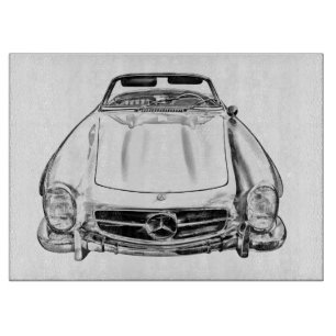 Mercedes Benz 300 SL Cabriolet Schneidebrett