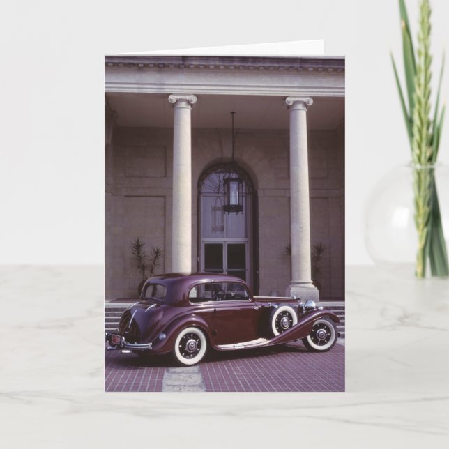 Mercedes Benz 540K Coupe Karte (Vorderseite)