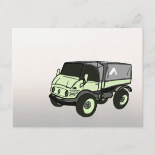 Mercedes Benz Unimog   Postkarte