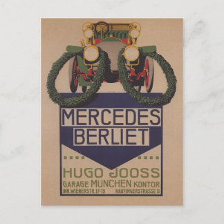 Mercedes Berliet Card Postkarte