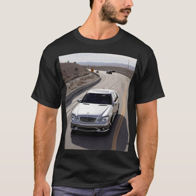 Mercedes E63 AMG T - Shirt - Für Luxussportwagen E (Vorderseite)
