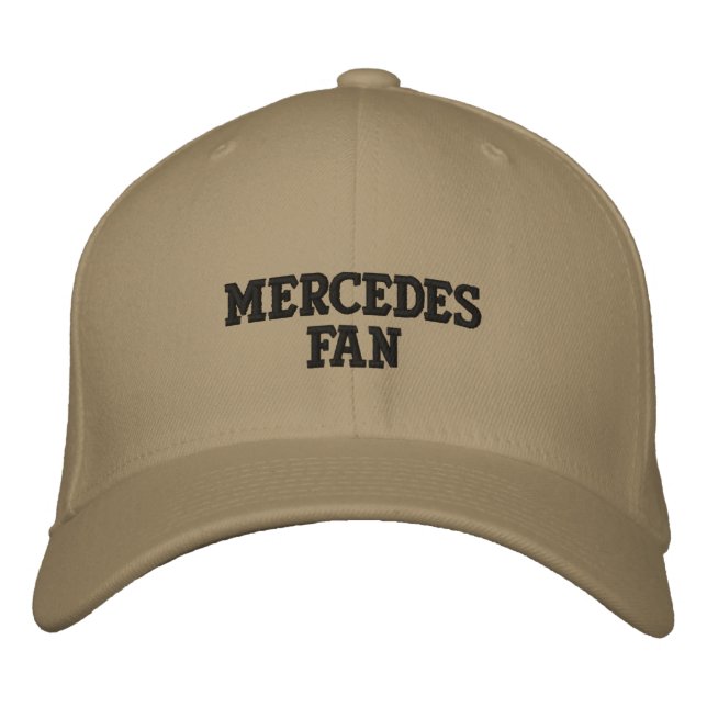 MERCEDES FAN BESTICKTE KAPPE (Vorderseite)