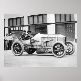 Mercedes Racer Poster