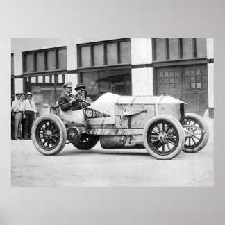 Mercedes Racer Poster