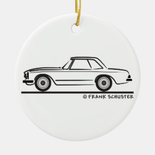 Mercedes SL Pagoda Hardtop Keramikornament