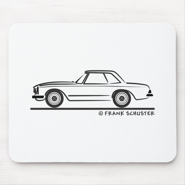 Mercedes SL Pagoda Hardtop Mousepad (Vorne)