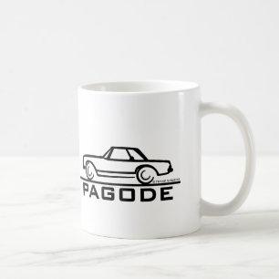 Mercedes SL Pagode mit Skript Tasse