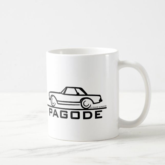 Mercedes SL Pagode mit Skript Tasse (Rechts)