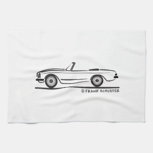 Mercedes SL Pagode Pagoda Kabrio Handtuch