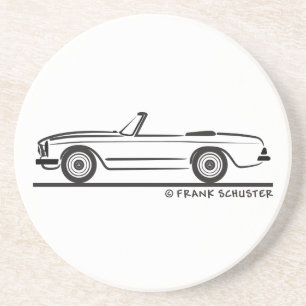 Mercedes SL Pagode Pagoda Kabrio Sandstein Untersetzer