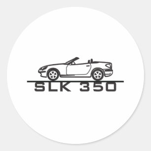 Mercedes SLK 350 Runder Aufkleber