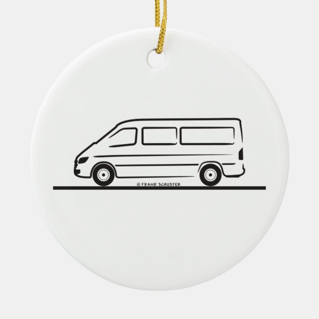 Mercedes Sprinter Keramikornament (Vorne)