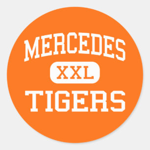 Mercedes - Tigers - Junior - Mercedes Texas Runder Aufkleber