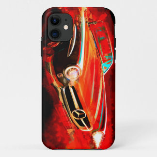 Mercedes Vintage-Kunst iPhone 11 Hülle