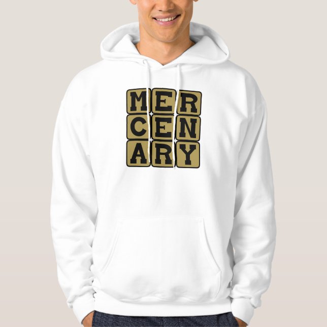 Mercenary, Muscle for Hire Hoodie (Vorderseite)