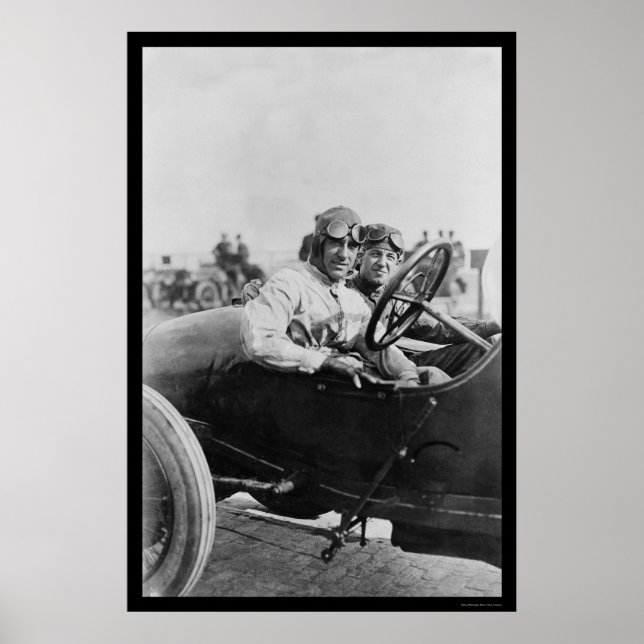 Mercer Auto Race Drivers 1916 Poster (Vorne)