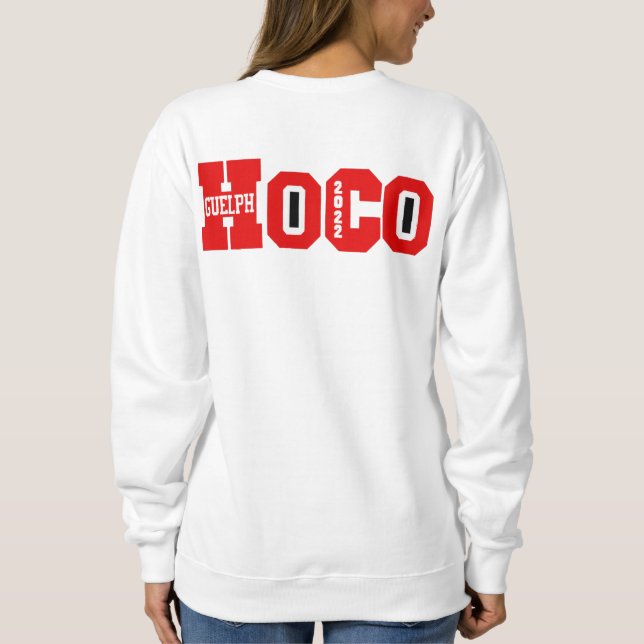 Merch Guelph Hoco 2022  Sweatshirt (Rückseite)