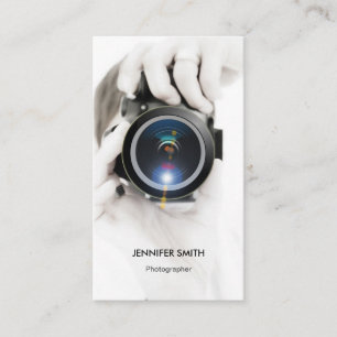 Merchandise Fotograf - Chic Elegant Foto Visitenkarte