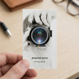 Merchandise Fotograf - Chic Elegant Foto Visitenkarte