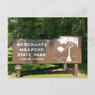 Merchants Millpond Staat Park Postkarte